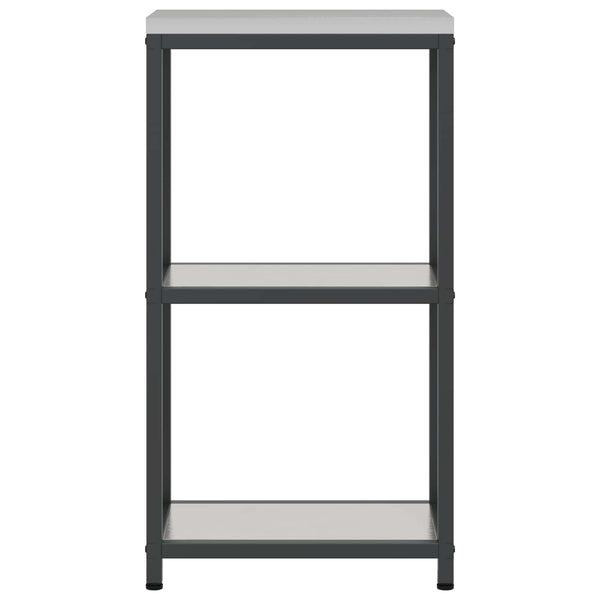 Keittiön hyllyyksikkö HATTEM Hopea 30 x 50 x 92 cm Teräs