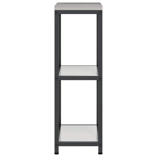 Keittiön hyllyyksikkö HATTEM Hopea 30 x 50 x 92 cm Teräs