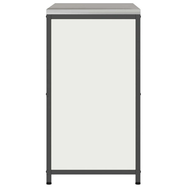Keittiön säilytyskaappi HATTEM valkoinen 90 x 50 x 92 cm Teräs