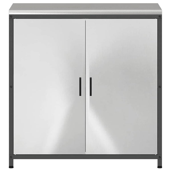 Keittiön säilytyskaappi HATTEM Hopea 90 x 50 x 92 cm Teräs