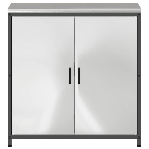 Keittiön säilytyskaappi HATTEM Hopea 90 x 50 x 92 cm Teräs