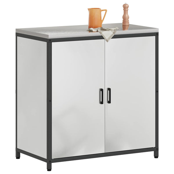 Keittiön säilytyskaappi HATTEM Hopea 90 x 50 x 92 cm Teräs