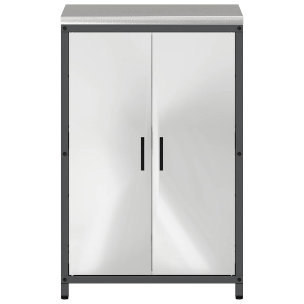 Keittiön säilytyskaappi HATTEM Hopea 60 x 50 x 92 cm Teräs