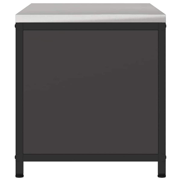 Keittiön säilytyskaappi HATTEM Musta 90 x 50 x 53 cm Teräs