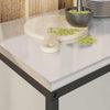 Keittiön säilytyskaappi HATTEM Hopea 90 x 50 x 53 cm Teräs