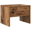 Yöpöytäkaappi 2 pcs Vanha puu 40 x 40 x 30 cm Tekninen puu