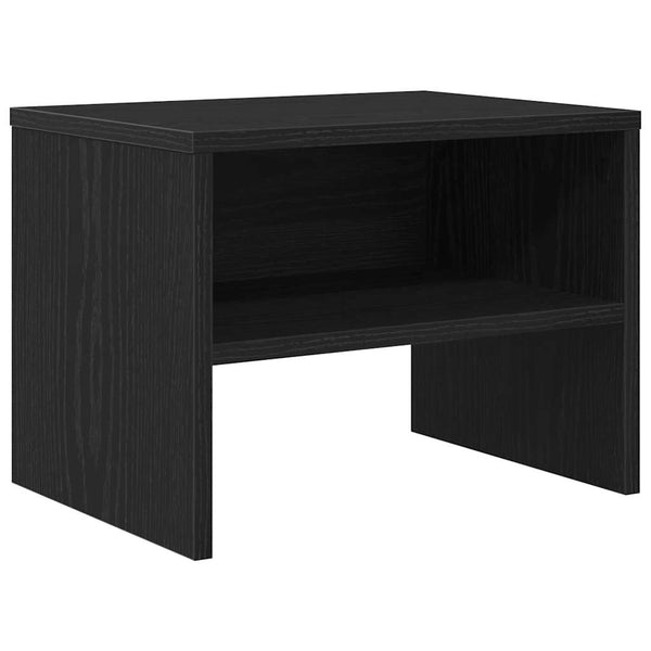 Yöpöytäkaappi Musta tammi 40 x 40 x 30 cm Tekninen puu