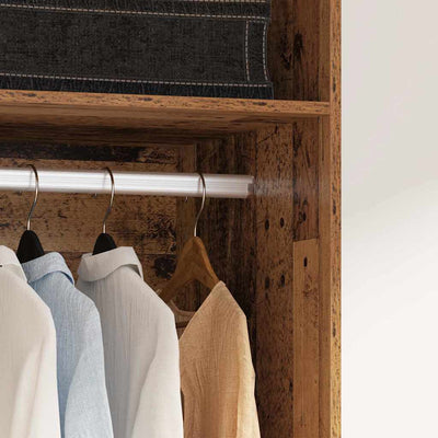 Vaatekaappi hyllyllä säilytystilassa Feliria (vanha puu puinen)