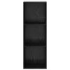 Kirjahylly 3 tasoa 40 x 30 x 114 cm Tekninen puu Musta tammi.