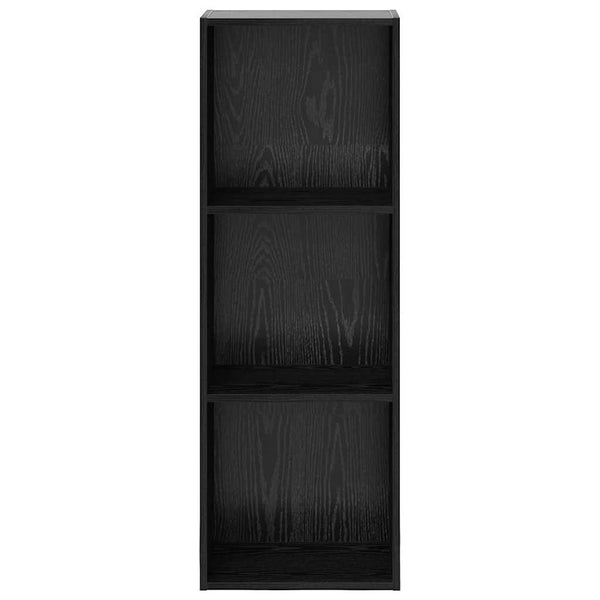 Kirjahylly 3 tasoa 40 x 30 x 114 cm Tekninen puu Musta tammi.