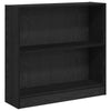 Kirjahylly 80 x 24 x 76 cm Tekninen puu Musta tammi.