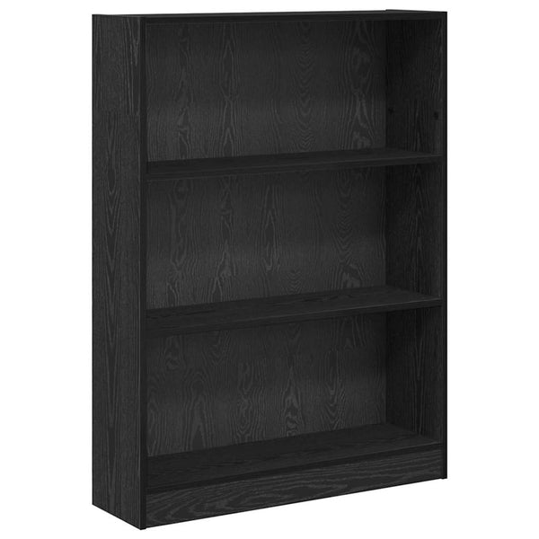 Kirjahylly 80 x 24 x 109 cm Tekninen puu Musta tammi.