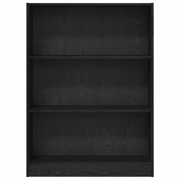 Kirjahylly 80 x 24 x 109 cm Tekninen puu Musta tammi.