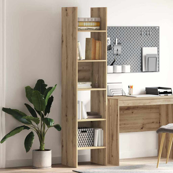 Kirjahylly 5 tasoa 40 x 35 x 180 cm Tekninen puu Artisan tammi