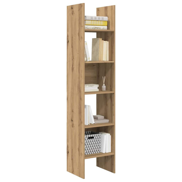 Kirjahylly 5 tasoa 40 x 35 x 180 cm Tekninen puu Artisan tammi