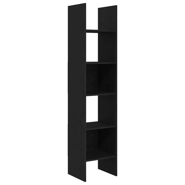 Kirjahylly 5 tasoa 40 x 35 x 180 cm Tekninen puu Musta tammi.