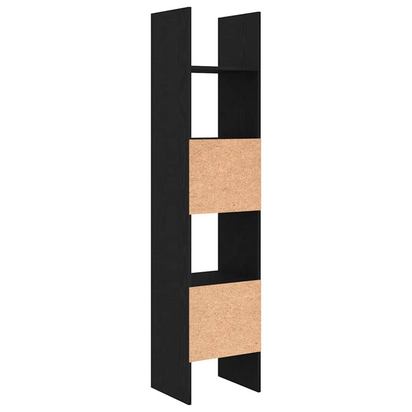 Kirjahylly 5 tasoa 40 x 35 x 180 cm Tekninen puu Musta tammi.