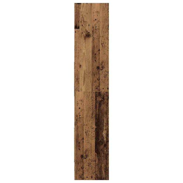 Kirjahylly 5 tasoa 60 x 35 x 180 cm Tekninen puu Vanha puu