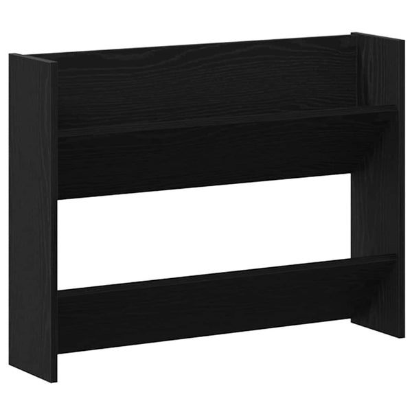Kenkäkaappi 82 x 18 x 60 cm Tekninen puu Musta tammi