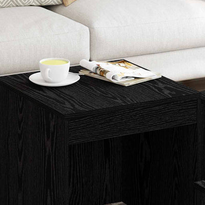 Sohvapöydät Muut 3 pcs Musta tammi 45 x 45 x 45 cm Tekninen puu