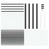 Lasiovi 102,5 x 3,5 x 201,5 cm Alumiini Musta