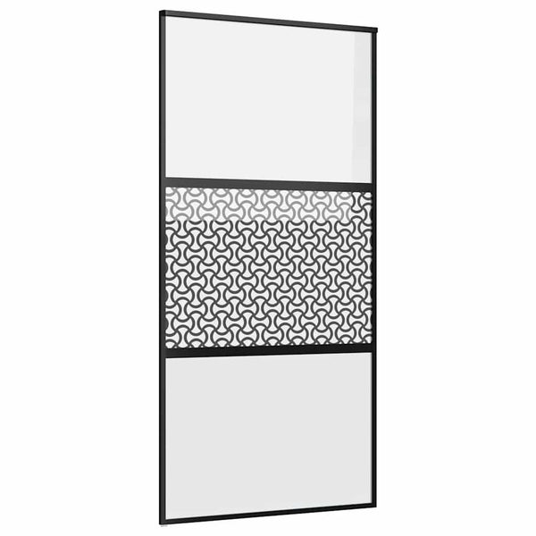 Lasiovi 102,5 x 2 x 205 cm Alumiini Musta
