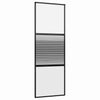 Lasiovi 76 x 2 x 205 cm Alumiini Musta