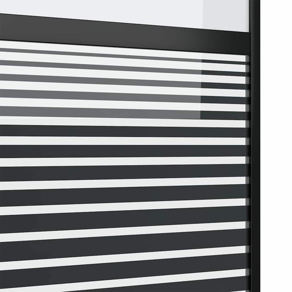 Lasiovi 90 x 2 x 205 cm Alumiini Musta