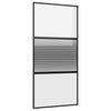 Lasiovi 102,5 x 2 x 205 cm Alumiini Musta