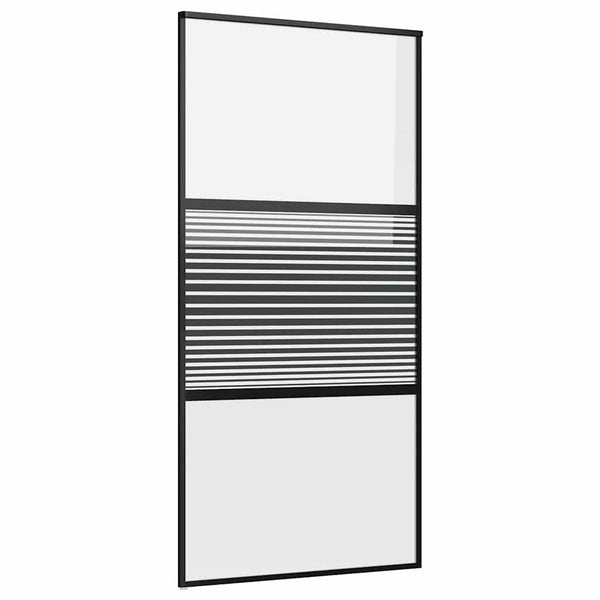 Lasiovi 102,5 x 2 x 205 cm Alumiini Musta
