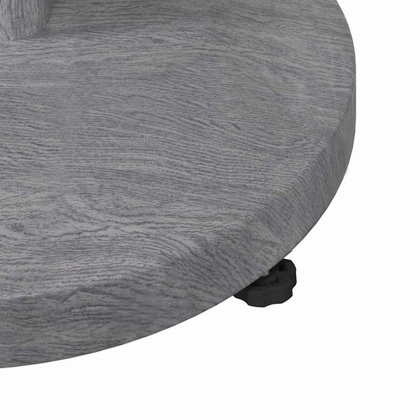 Päivänvarjonjalusta 24.35 kg Tumma Harmaa Puun Näköinen Pyöreä