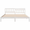 Valkoinen sängyn runko päätyllä Cosmica 6FT Super King Size (mänty)