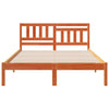 Vahanruskea sängyn runko päätyllä Cirnelia 120x200cm (mänty)