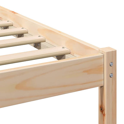 Sängyn runko päätyllä Ruskea 4FT Small Double Täysi mänty