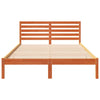 Vahanruskea sängyn runko päätyllä Zsombor 140x210cm (mänty)