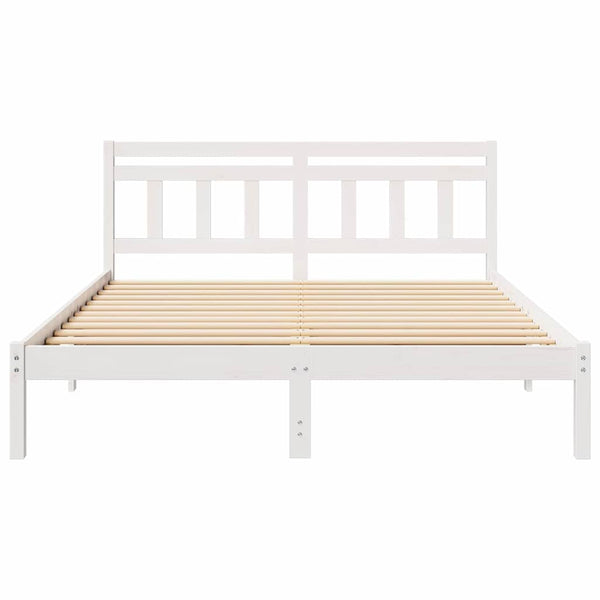 Valkoinen massiivinen mänty sängyn runko 5FT King Size