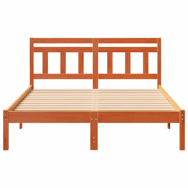Massiivinen mänty 4FT Small Double sängyn runko Ruskea
