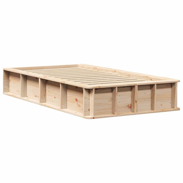 Sängyn runko Vaha ruskea 2FT6 Small Single Massiivinen mänty