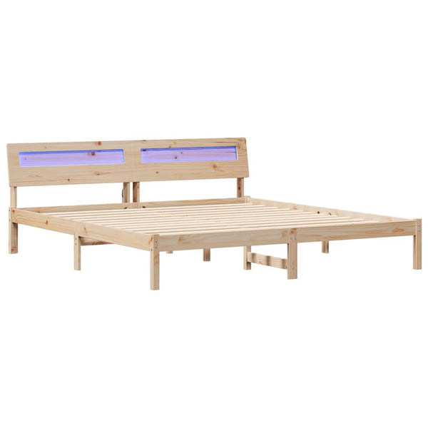 Ruskea 6FT Super King Size sängyn runko Massiivinen mänty