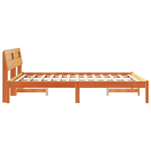 Massiivinen mänty ruskea vaha sängyn runko 4FT Small Double