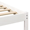 2FT6 Small Single sängyn runko Massiivinen mänty Valkoinen