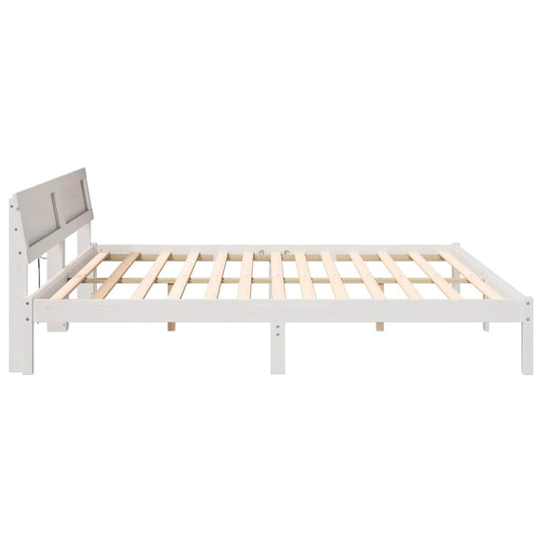 Massiivinen mänty sängyn runko 6FT Valkoinen Super King Size