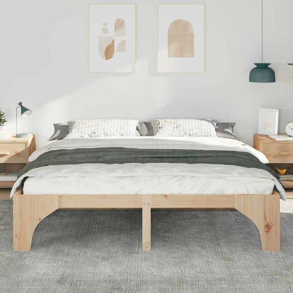 Sängyn runko Massiivinen mänty 6FT Super King Size Ruskea