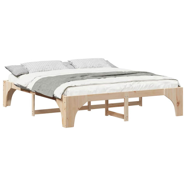 Sängyn runko Massiivinen mänty 6FT Super King Size Ruskea