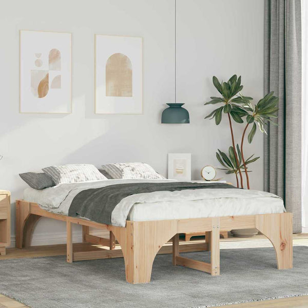 Massiivinen mänty sängyn runko Ruskea 4FT Small Double