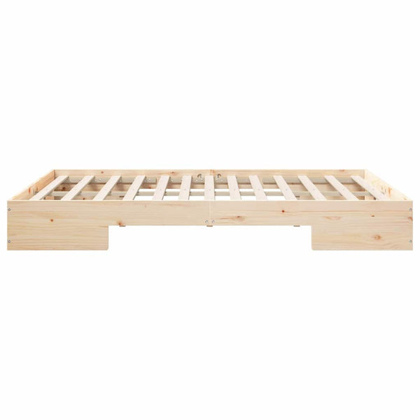 Ruskea 5FT King Size Lattiapunkka säilytystilassa täysmänty