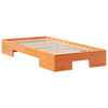 Ruskea lattiapunkka säilytystilassa 3FT Single Täysi mänty