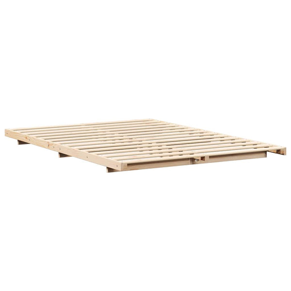 Lattiapunkka Ruskea 5FT King Size Täysi mänty