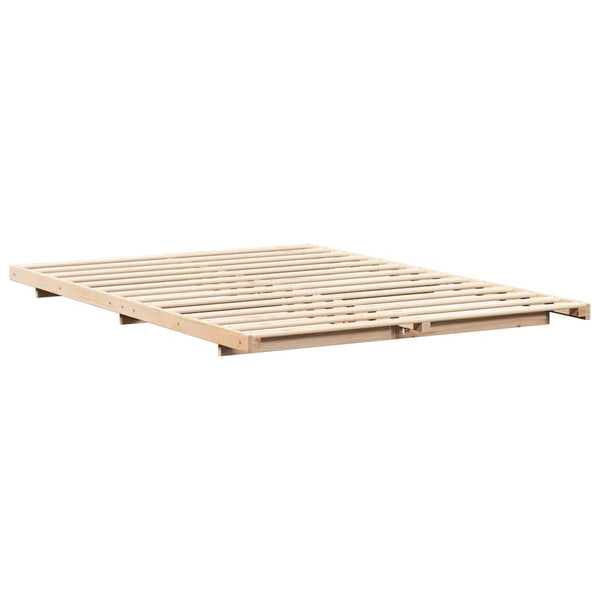 Lattiapunkka Ruskea 5FT King Size Täysi mänty