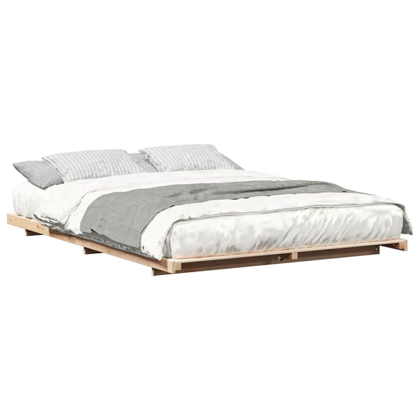 Lattiapunkka Ruskea 5FT King Size Täysi mänty